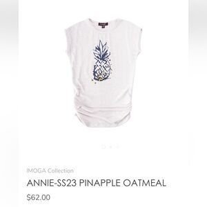 Imoga Collection girls pineapple tunic size 12. Never worn new with tags.